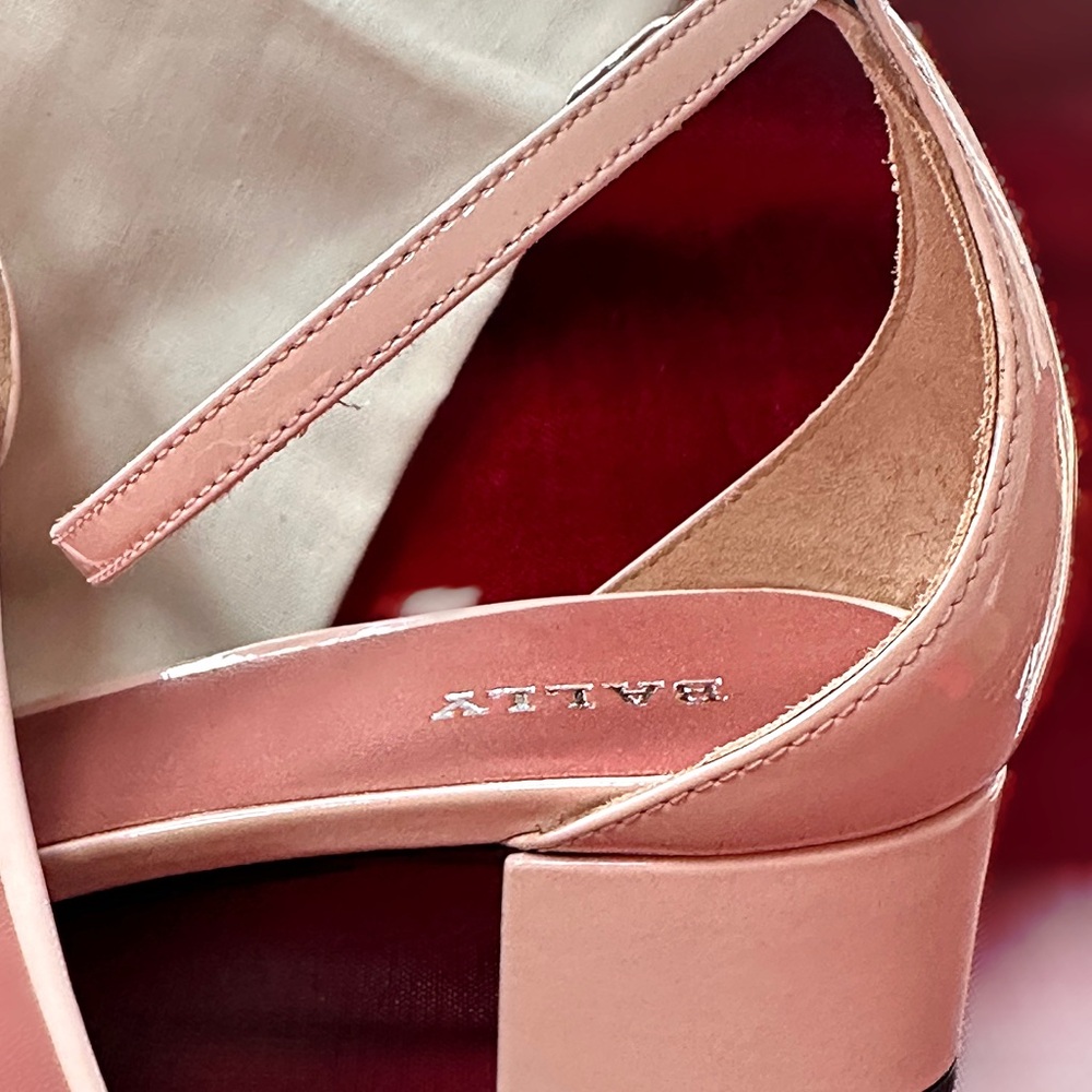 Bally Pink Sandals with Block Heel and Open Toe Classic - Picture 6 of 9